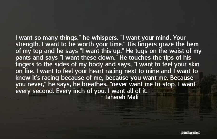 Your On My Mind All The Time Quotes By Tahereh Mafi Your On My Mind All The Time Quotes By Tahereh Mafi
