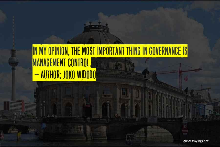 Your Opinion Is Important Quotes By Joko Widodo