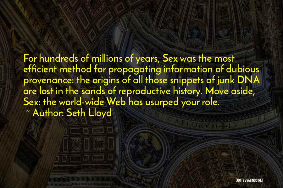 Your Origins Quotes By Seth Lloyd