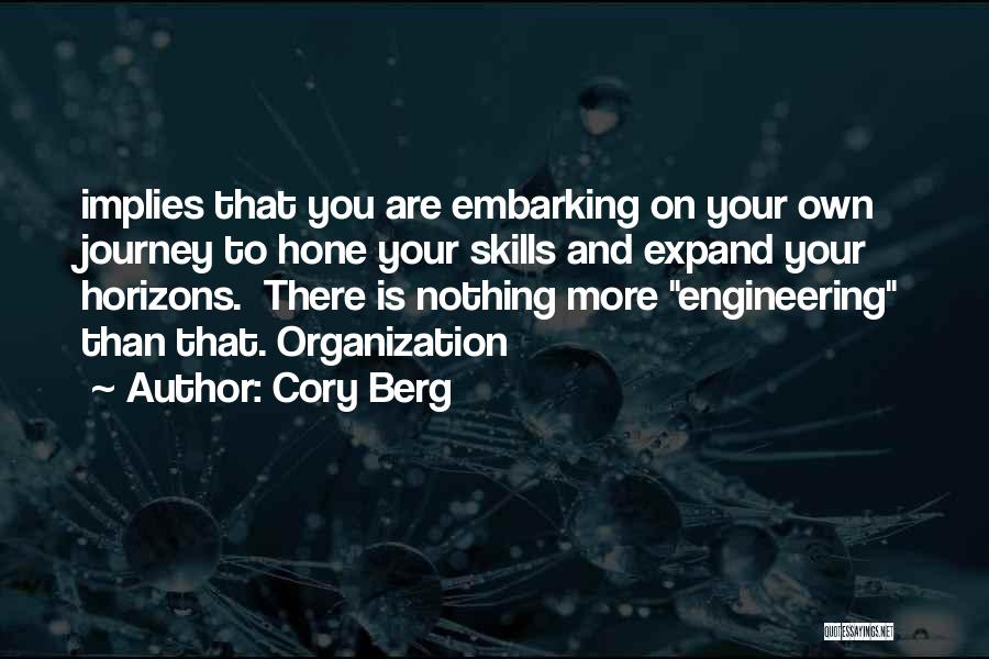 Your Own Journey Quotes By Cory Berg