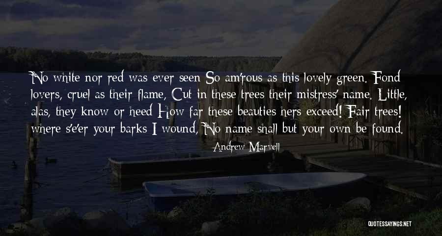Your Own Name Quotes By Andrew Marvell Your Own Name Quotes By Andrew Marvell