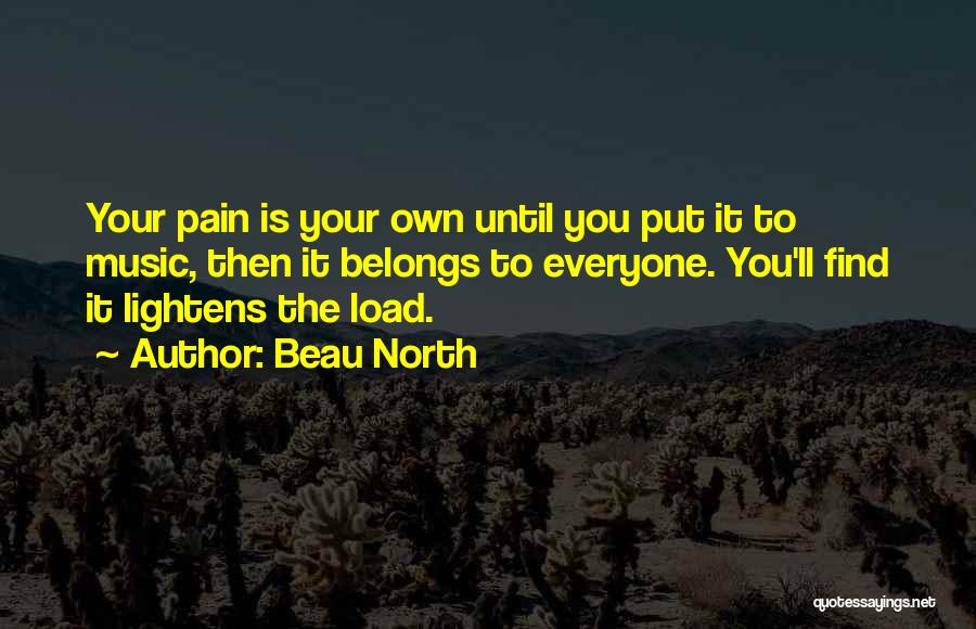 Your Pain Quotes By Beau North