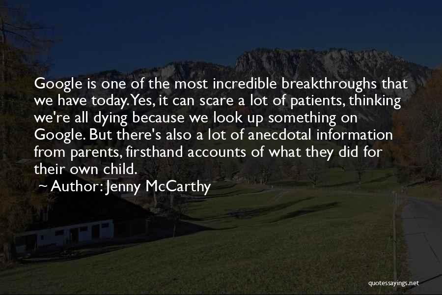 Your Parents Dying Quotes By Jenny McCarthy