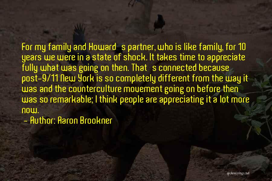 Your Partner's Family Quotes By Aaron Brookner