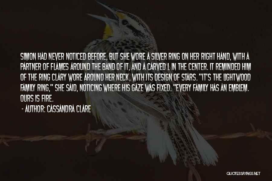 Your Partner's Family Quotes By Cassandra Clare
