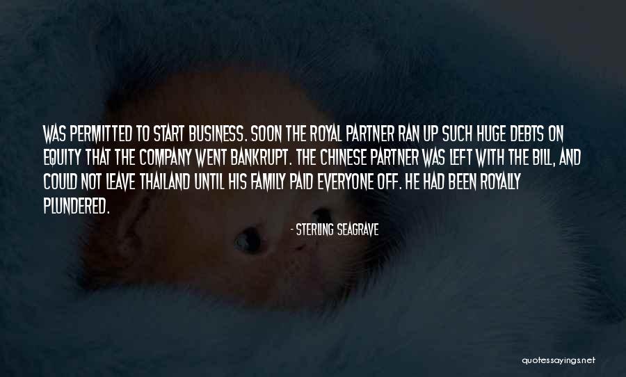 Your Partner's Family Quotes By Sterling Seagrave Your Partner's Family Quotes By Sterling Seagrave