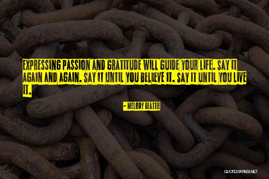 Your Passion Quotes By Melody Beattie