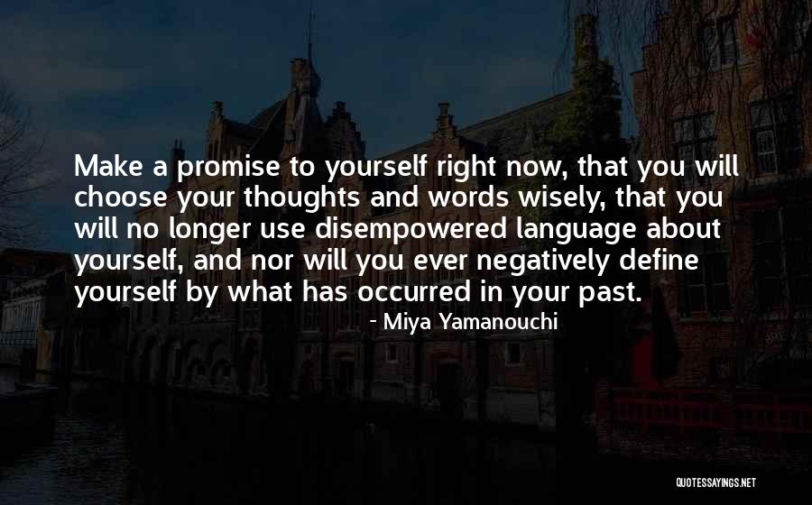 Your Past Self Quotes By Miya Yamanouchi