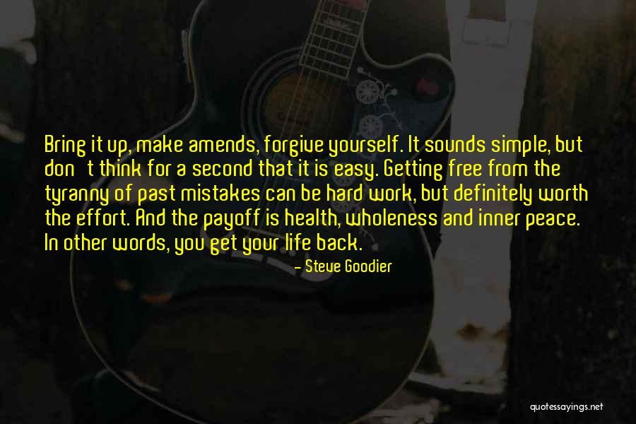 Your Past Self Quotes By Steve Goodier