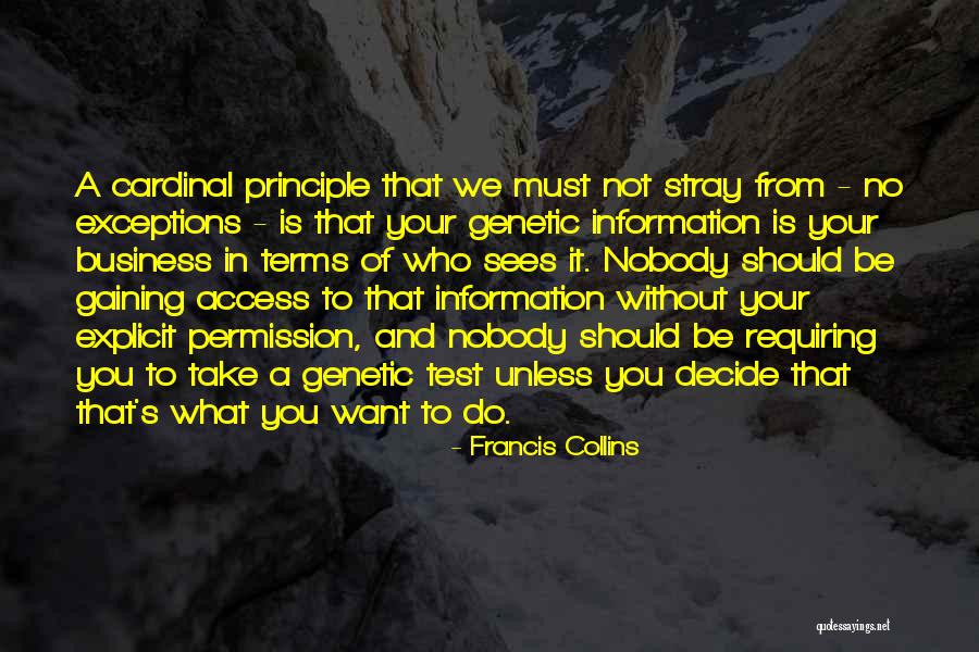 Your Permission Quotes By Francis Collins Your Permission Quotes By Francis Collins