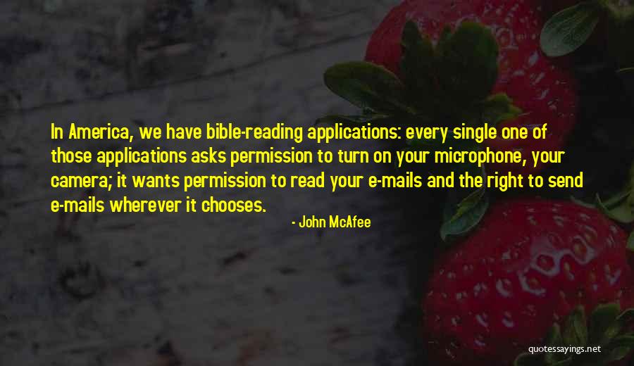 Your Permission Quotes By John McAfee Your Permission Quotes By John McAfee