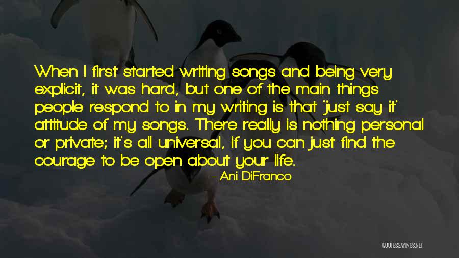 Your Personal Life Quotes By Ani DiFranco Your Personal Life Quotes By Ani DiFranco