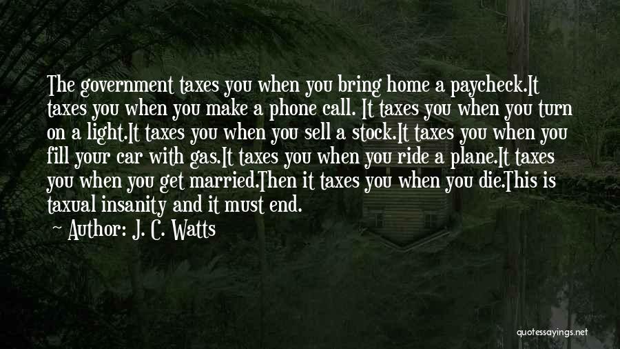 Your Phone Call Quotes By J. C. Watts