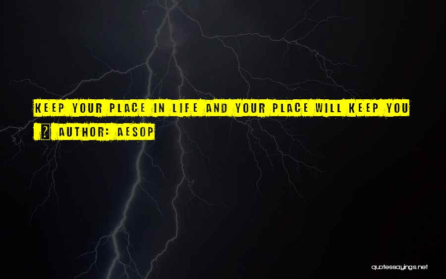 Your Place In Life Quotes By Aesop