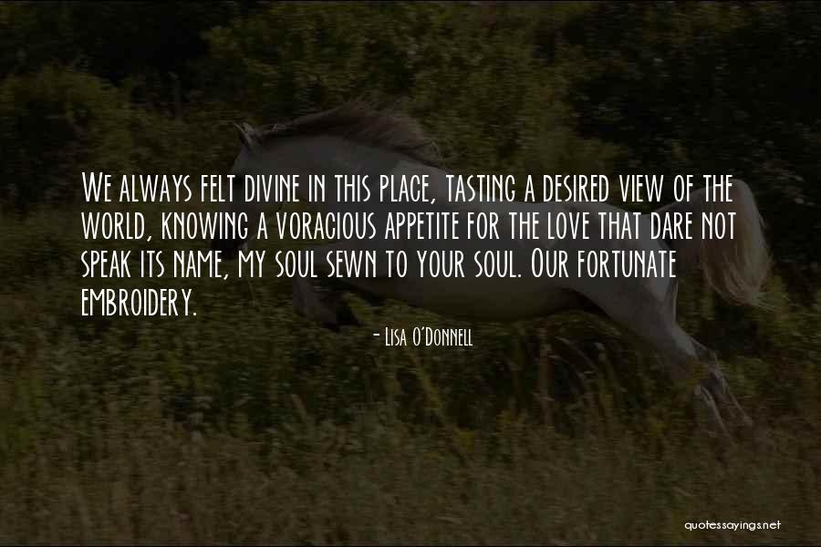 Your Place In The World Quotes By Lisa O'Donnell