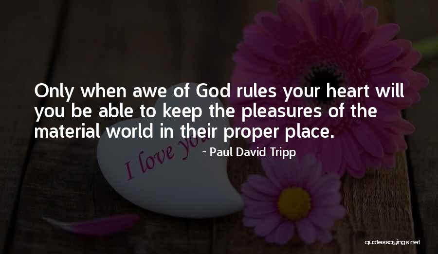 Your Place In The World Quotes By Paul David Tripp