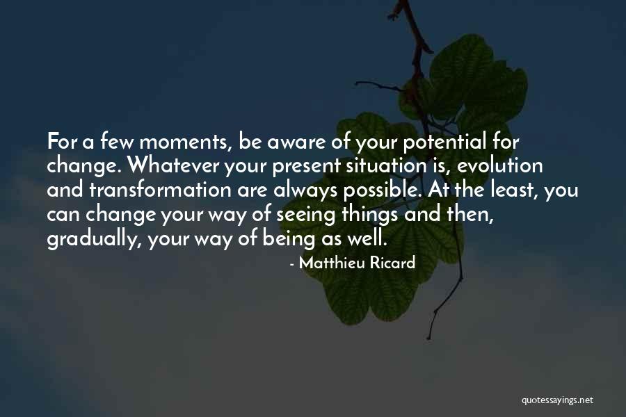 Your Present Situation Quotes By Matthieu Ricard Your Present Situation Quotes By Matthieu Ricard