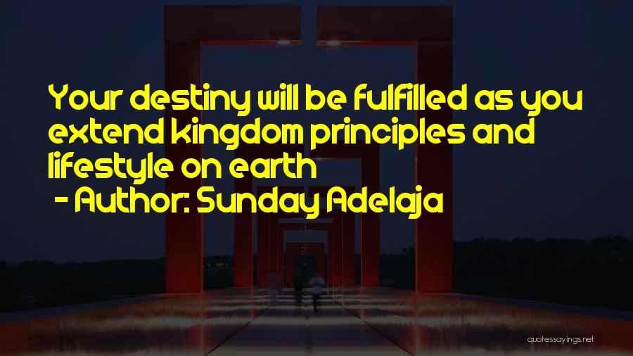 Your Principles Quotes By Sunday Adelaja