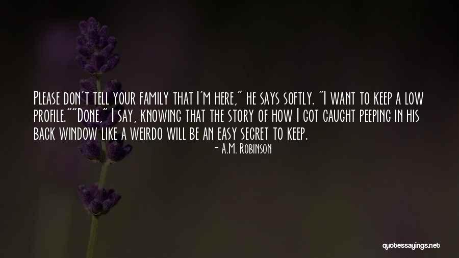 Your Profile Quotes By A.M. Robinson Your Profile Quotes By A.M. Robinson