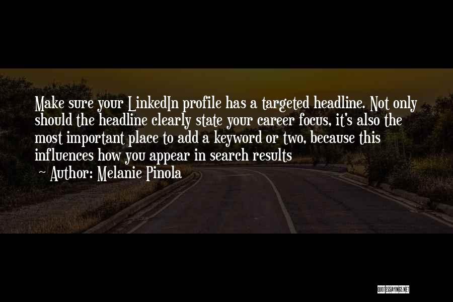 Your Profile Quotes By Melanie Pinola