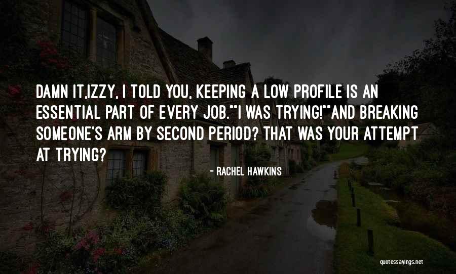 Your Profile Quotes By Rachel Hawkins