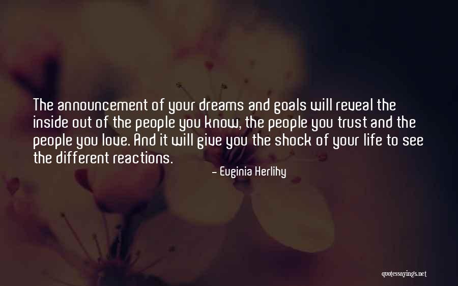 Your Reactions Quotes By Euginia Herlihy Your Reactions Quotes By Euginia Herlihy