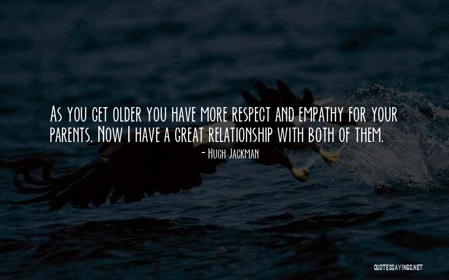 Your Relationship With Your Parents Quotes By Hugh Jackman