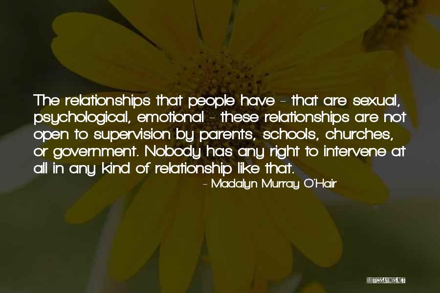 Your Relationship With Your Parents Quotes By Madalyn Murray O'Hair