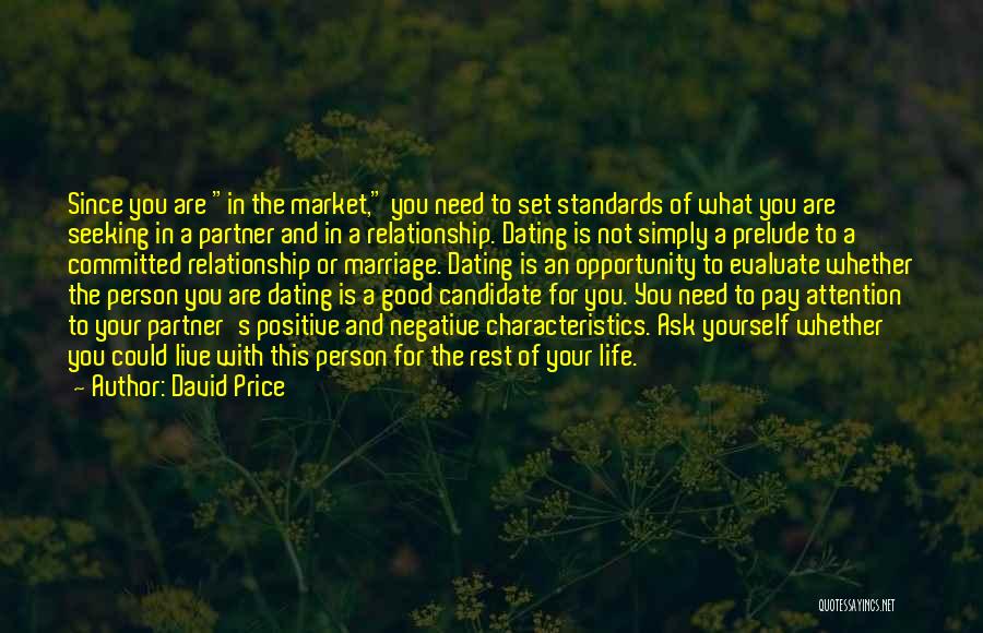 Your Relationship With Yourself Quotes By David Price