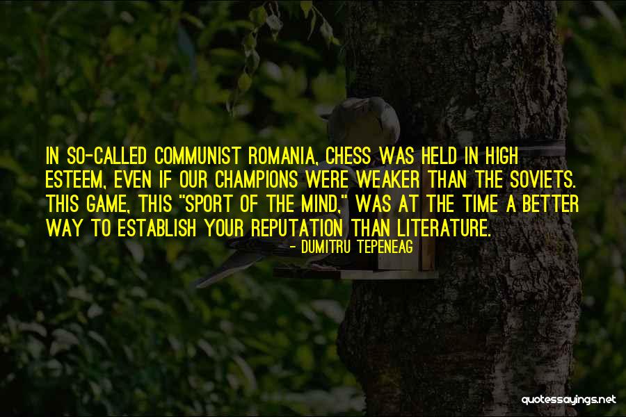 Your Reputation Quotes By Dumitru Tepeneag Your Reputation Quotes By Dumitru Tepeneag