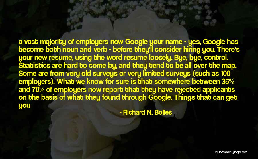 Your Resume Quotes By Richard N. Bolles Your Resume Quotes By Richard N. Bolles