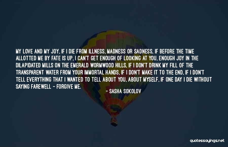 Your Sadness Is My Sadness Quotes By Sasha Sokolov