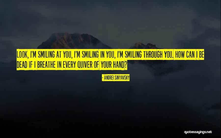 Your Smile Looks Quotes By Andrei Sinyavsky