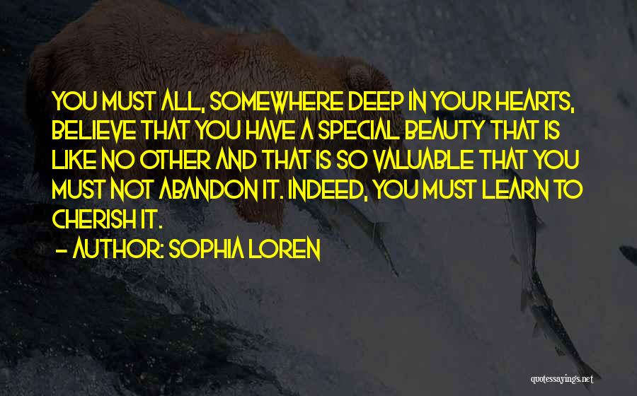Your So Special Quotes By Sophia Loren