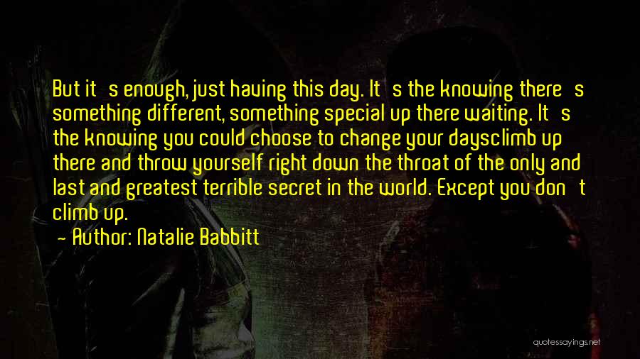 Your Special Day Quotes By Natalie Babbitt