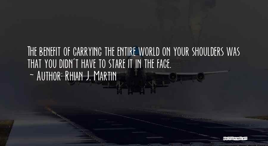 Your Stare Quotes By Rhian J. Martin