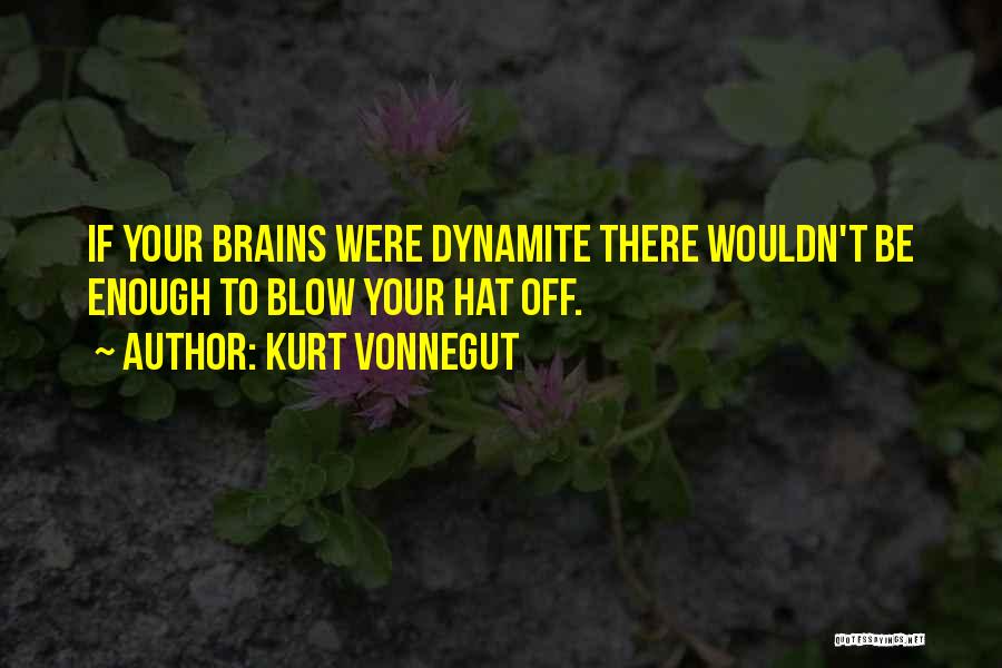Your Stupidity Quotes By Kurt Vonnegut
