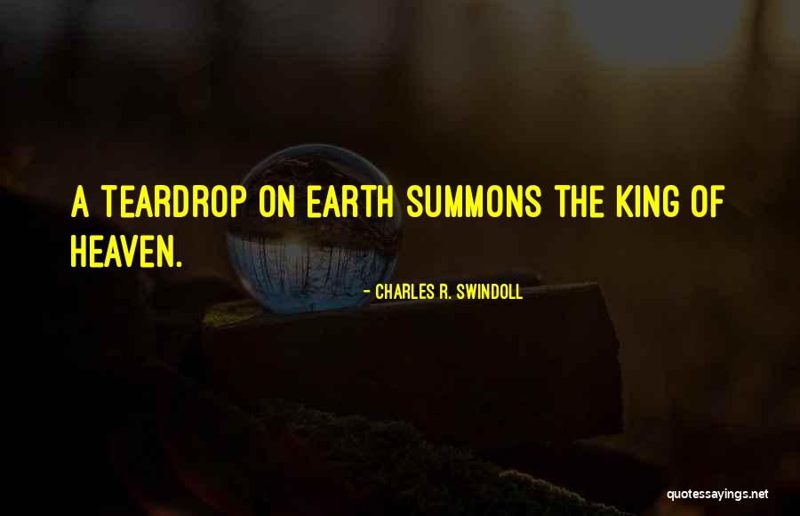 Your Teardrop Quotes By Charles R. Swindoll