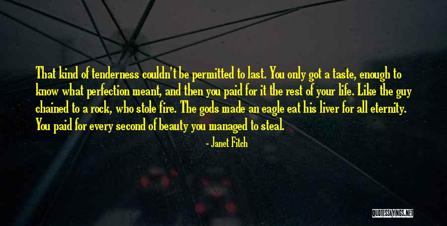 Your Tenderness Quotes By Janet Fitch