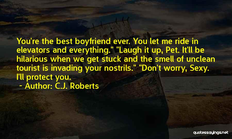 Your The Best Boyfriend Ever Quotes By C.J. Roberts