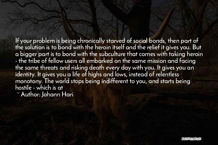 Your Threats Quotes By Johann Hari
