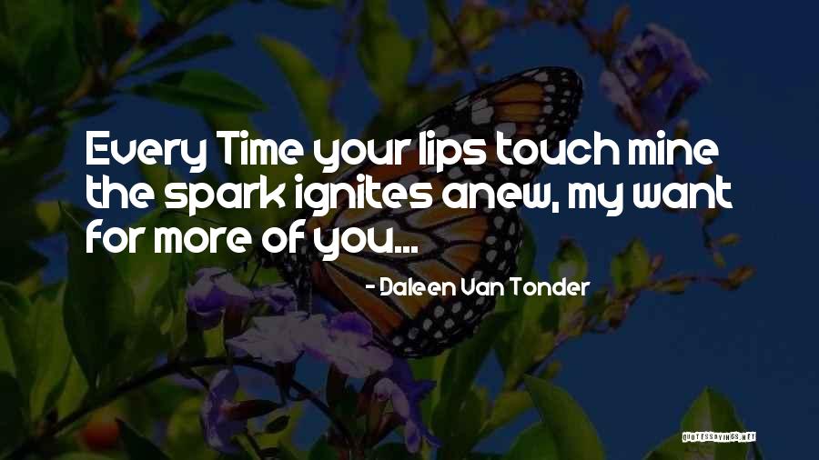 Your Touch Love Quotes By Daleen Van Tonder