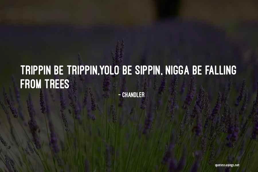 Your Trippin Quotes By Chandler