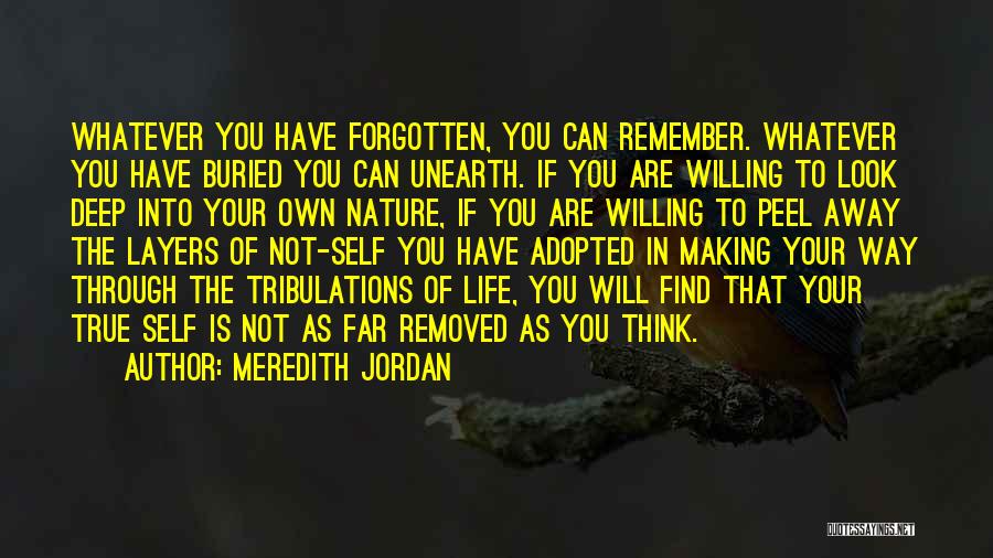 Your True Nature Quotes By Meredith Jordan