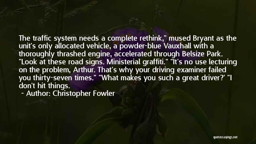 Your Vehicle Quotes By Christopher Fowler