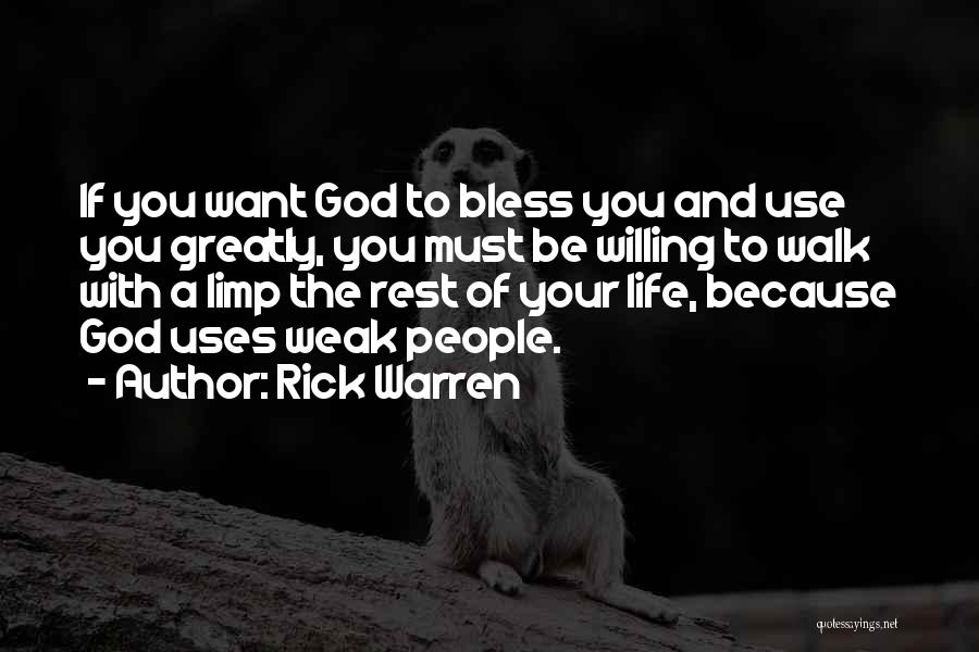 Your Walk With God Quotes By Rick Warren