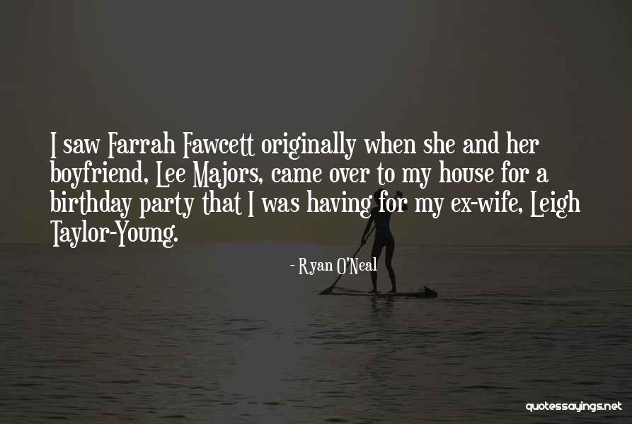 Your Wife On Her Birthday Quotes By Ryan O'Neal Your Wife On Her Birthday Quotes By Ryan O'Neal