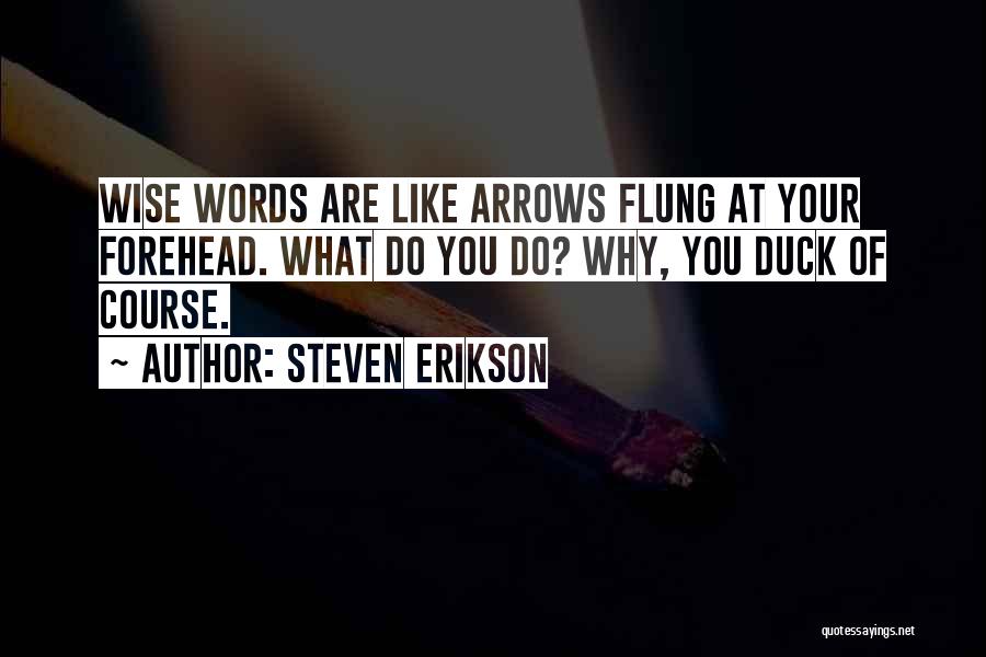 Your Words Are Like Quotes By Steven Erikson