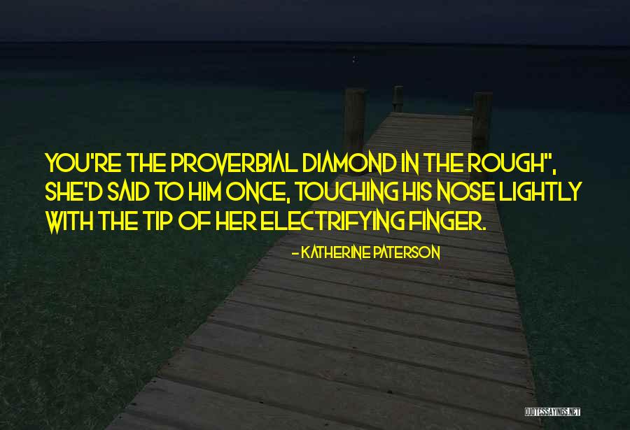 You're A Diamond In The Rough Quotes By Katherine Paterson