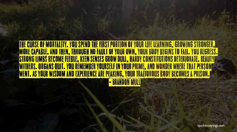 You're A Strong Person Quotes By Brandon Mull You're A Strong Person Quotes By Brandon Mull
